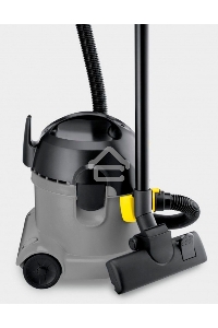Пылесос Karcher T 14/1 Classic 1600 Вт серый/желтый, 240/1600 Вт, уборка сухая/влажная, пылесборник мешок 14 л