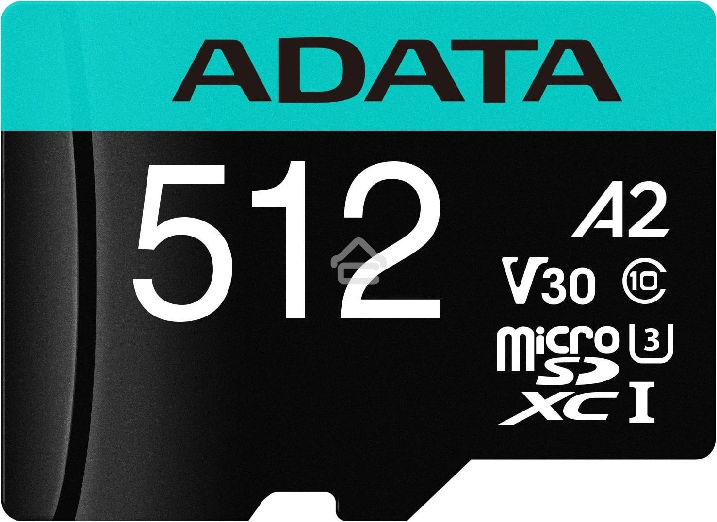 Карта памяти MICRO SDXC 512GB W/AD. AUSDX512GUI3V30SA2-RA1 ADATA