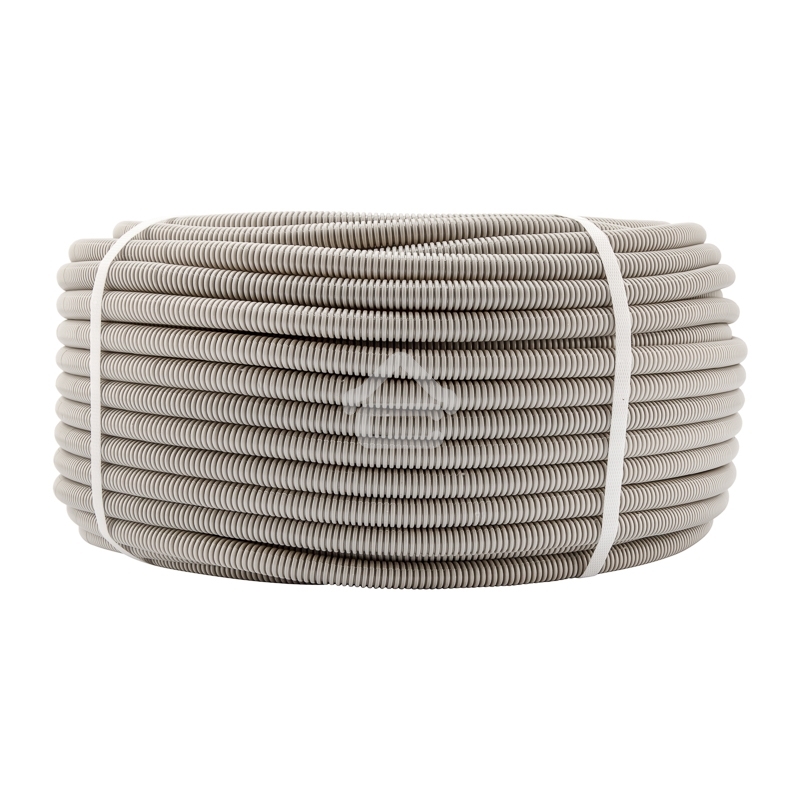 Труба гофрированная из ПВХ, с зондом, Ø20 мм Rexant