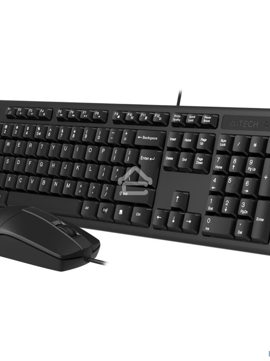 Клавиатура + мышь A4Tech KK-3330 клав:черный мышь:черный USB