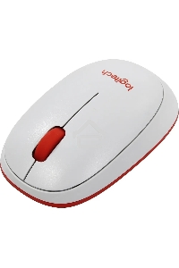 Клавиатура + мышь Logitech Wireless Combo MK 240 Nano White-red 920-008212