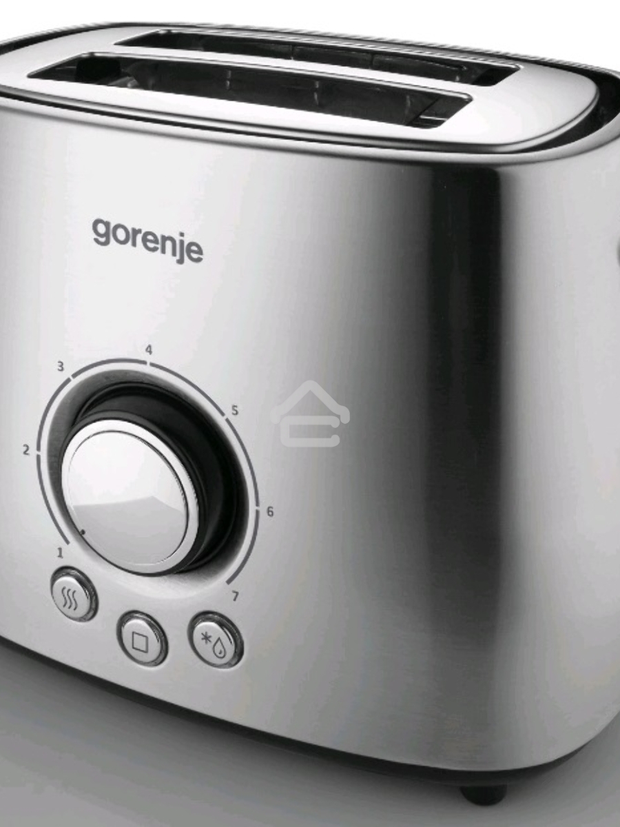 Тостер Gorenje T1000E серебристый/черный