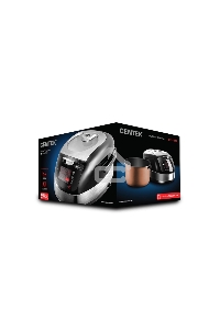 Мультиварка Centek CT-1472 Ceramic <чёрный/сталь> 860Вт, 5.0л, LED, 21 программа
