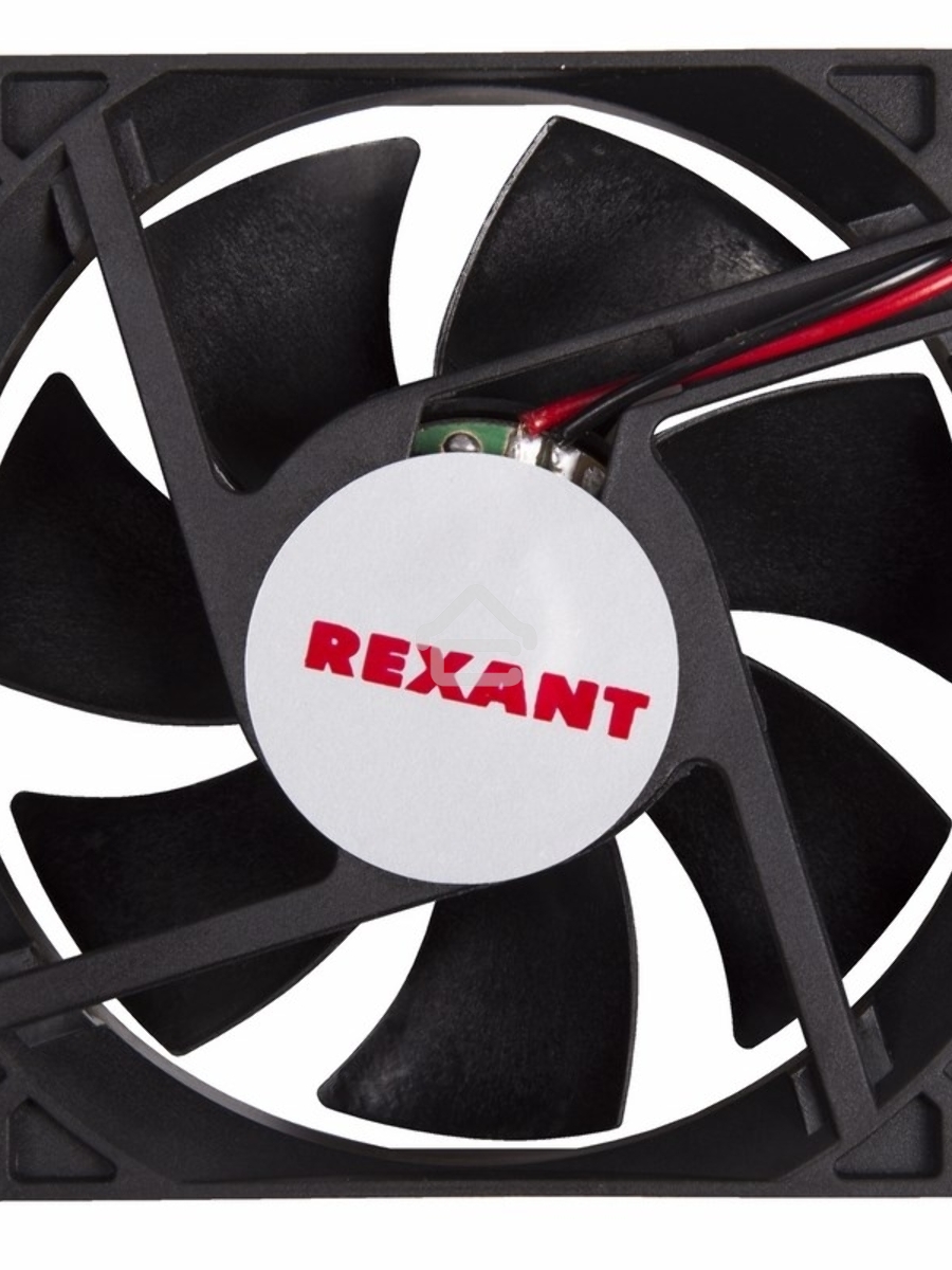 Вентилятор для корпуса Rexant RX 8025MS 24VDC черный, 80 мм, 2600 об/мин, 30 дБ, 2 pin