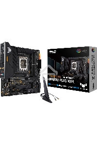 Материнская плата ASUS TUF GAMING B660M-PLUS WIFI, LGA 1700, Intel B660, 4xDDR5, 4xSATA, 2xM.2, 1xPCIe 5.0 x16, 1xPCIe 3.0 x4, 1xPCIe x1, 1xDP, 1xHDMI, 1x 2.5Gb LAN, 4xUSB-A 3.2 Gen 2, 1xUSB-A 3.2 Gen 1, 2xUSB 2.0, 1xUSB-C 3.2 Gen 2x2, 5x3.5 мм, 7.1, mATX