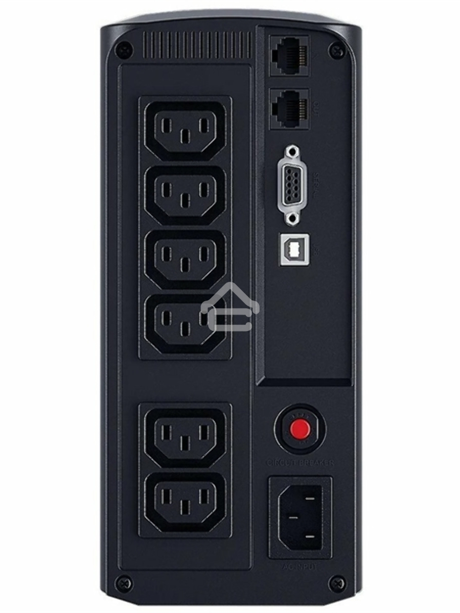 Источник бесперебойного питания UPS CyberPower VP700EILCD Line-Interactive 700VA/390W USB/RS-232/RJ11/45  (6 IEC С13)