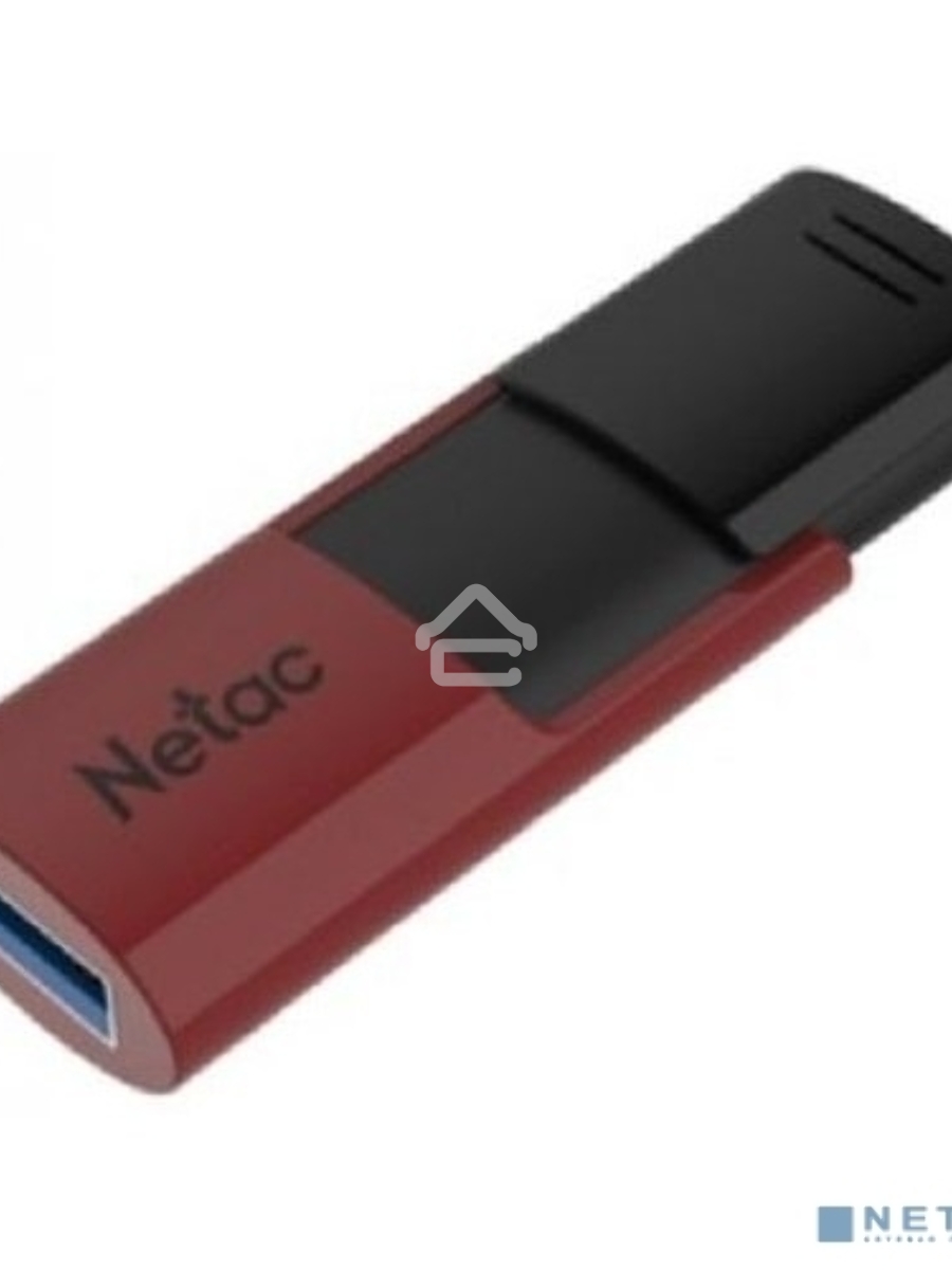 Флеш диск USB Drive Netac U182 NT03U182N-256G-30RE, USB3.0 256GB, retail version, черный/красный