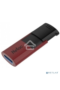 Флеш диск USB Drive Netac U182 NT03U182N-256G-30RE, USB3.0 256GB, retail version, черный/красный