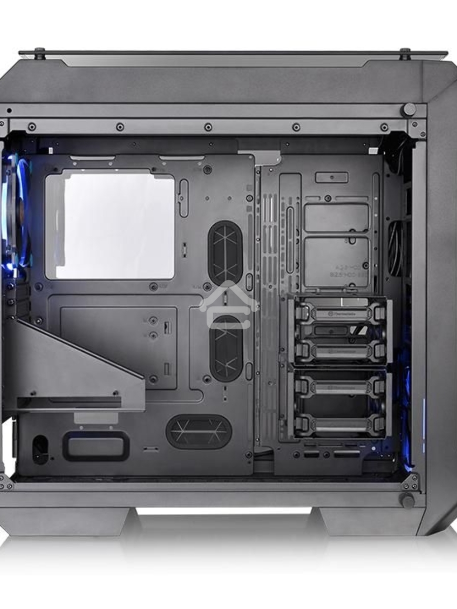 Корпус View 71 TG (840574) CA-1I7-00F1WN-00 /Black/Win/SPCC/Tempered Glass*4/Color Box/Riing 140mm Blue Fan*2