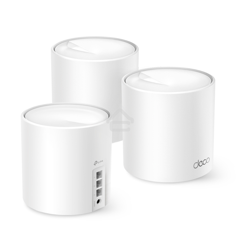 Бесшовный Mesh роутер TP-Link Deco X50(3-Pack) AX3000 10/100/1000BASE-TX (упак.:3шт)