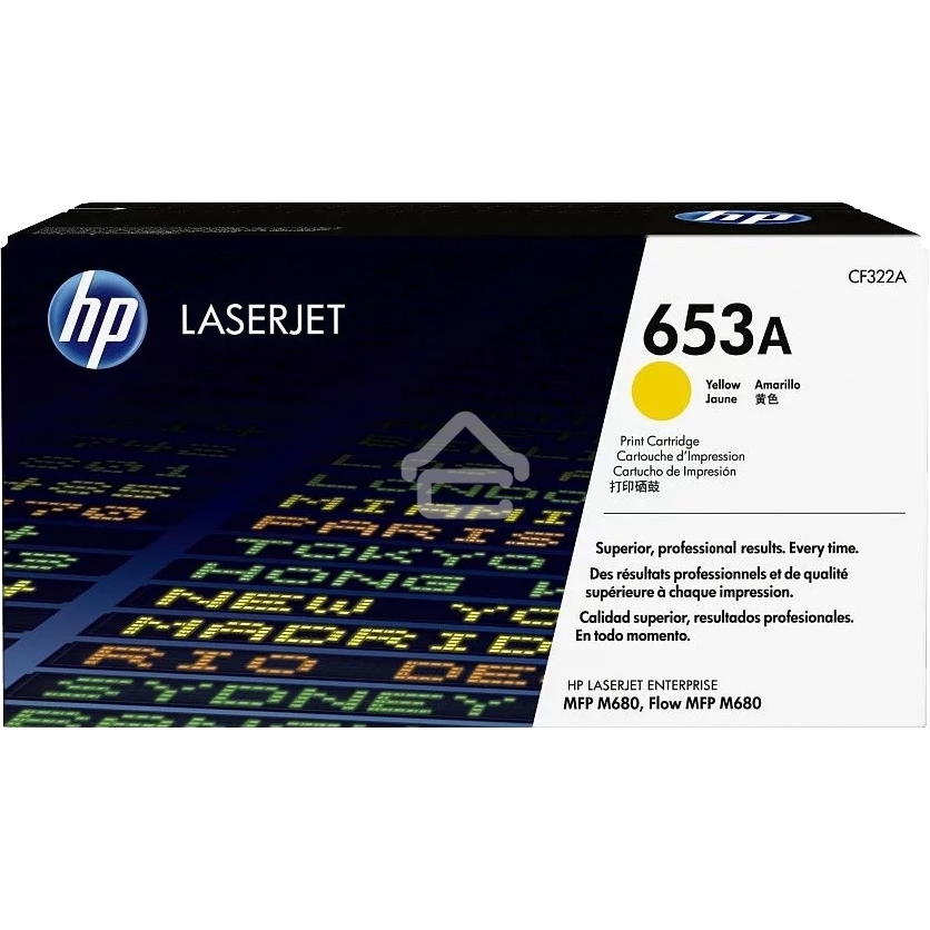 Тонер Картридж HP 653A CF322A желтый для HP MFP M680 (16000 стр.)