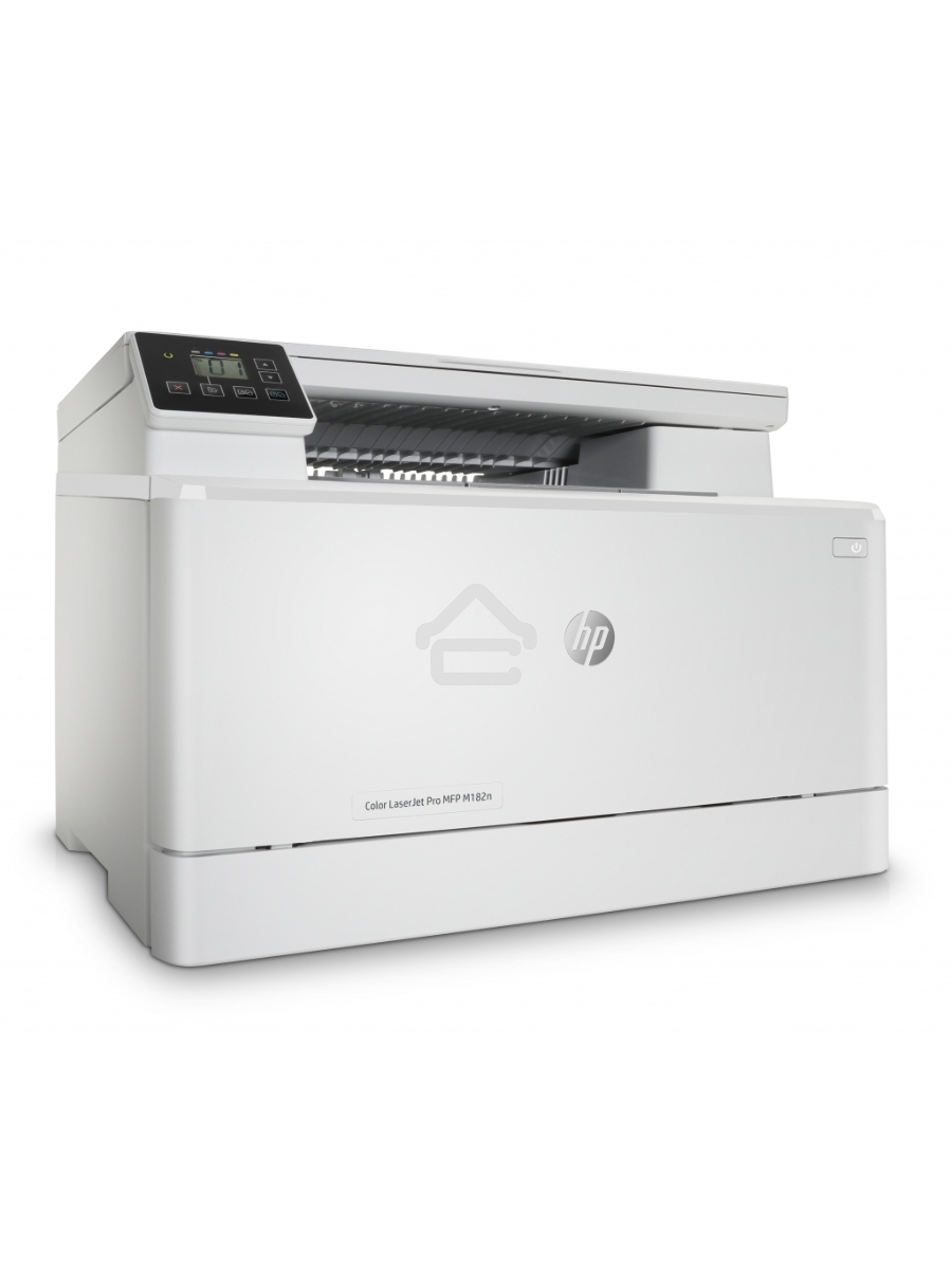 МФУ лазерный HP Color LaserJet Pro MFP M182n (7KW54A), A4, цветной, печ. до 16 стр/мин., 600 x 600 dpi (печать) 1200x1200dpi (скан.), USB, RJ-45, Air Print, Mopria