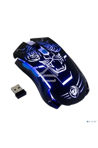 Мышь беспроводная Dialog Gan-Kata MRGK-12UR черный, 1600 dpi, радиоканал, USB, кнопки - 6