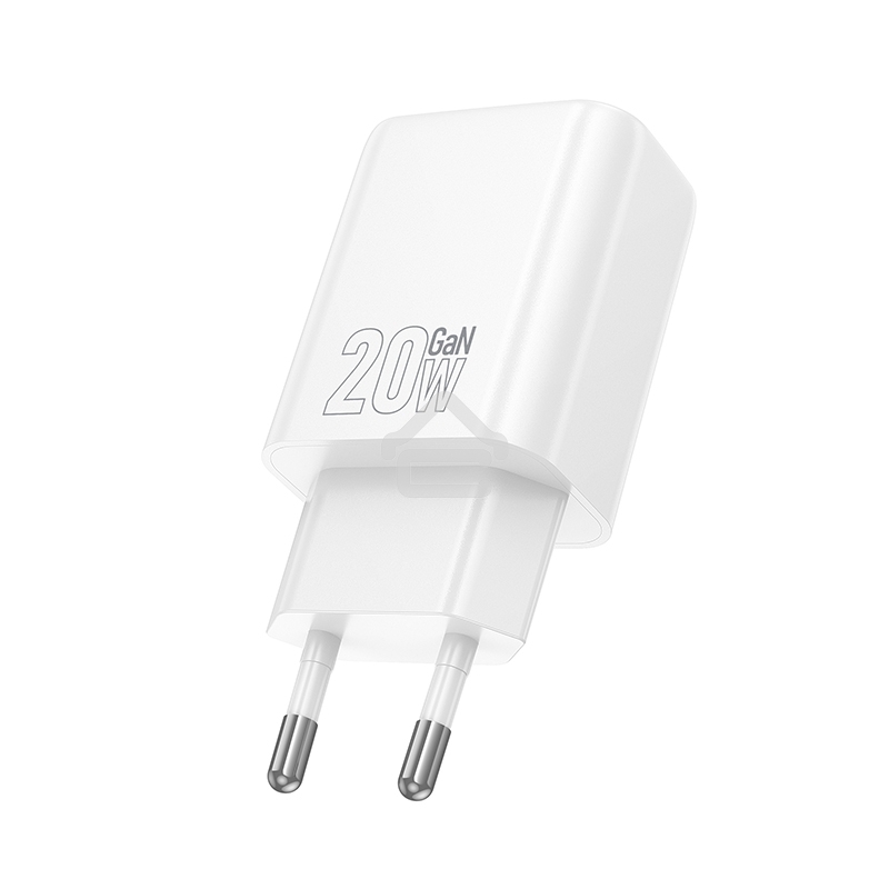 Зарядное устройство Hoco 20Вт, 3А, QC3.0/PD, 1xUSB, 1xType-C, N61, белый, коробка