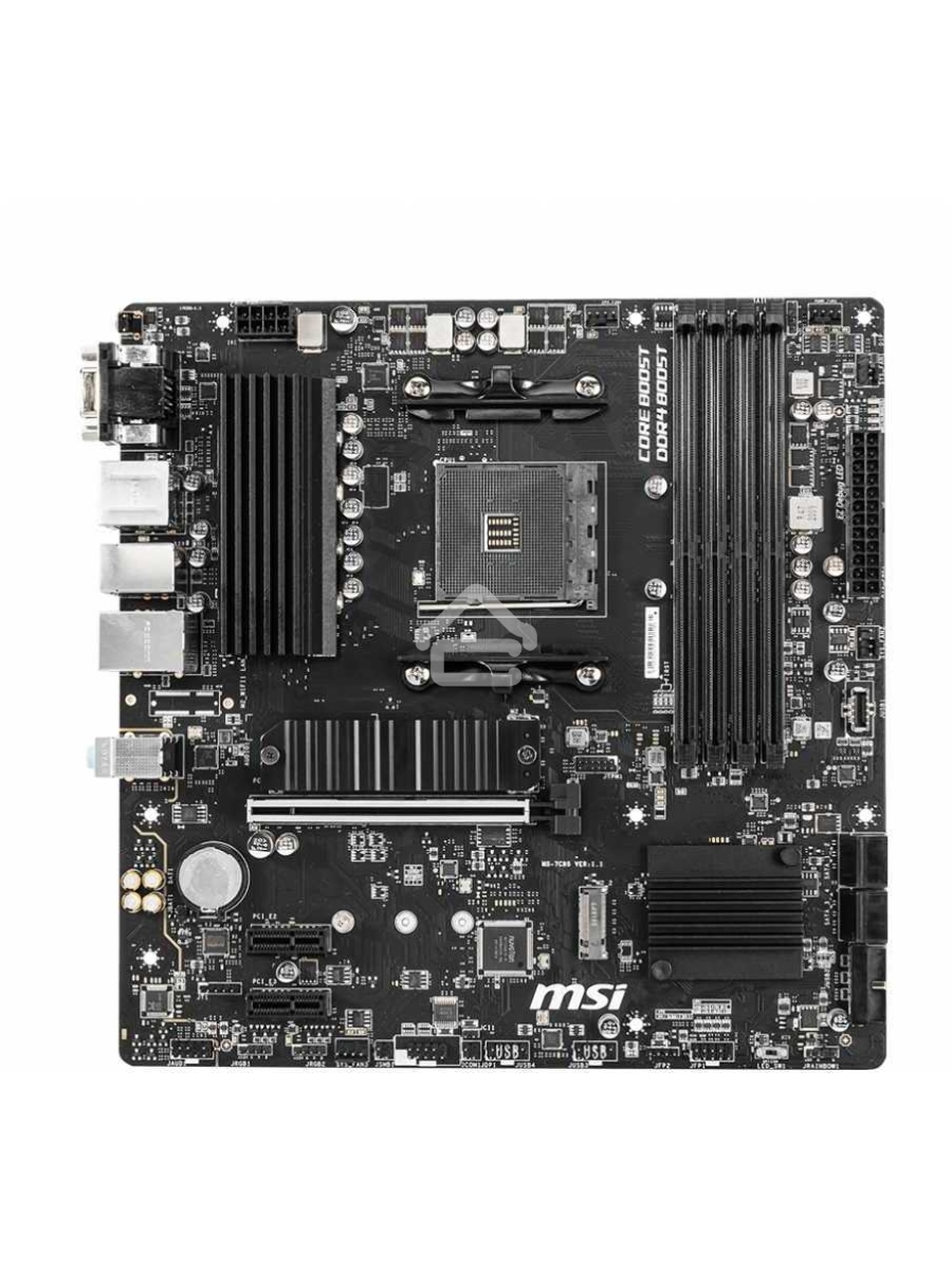 Материнская плата MSI B550M PRO-VDH, AM4, AMD B550, 4xDDR4, 4xSATA, 2xM.2, 1xPCI-E 4.0 x16, 2xPCI-E x1, 1xDP, 1xHDMI, 1xVGA, 1x 1Gb LAN, 2xUSB 2.0, 4xUSB 3.2 Gen 1, 3x3.5 мм, 7.1, Micro-ATX