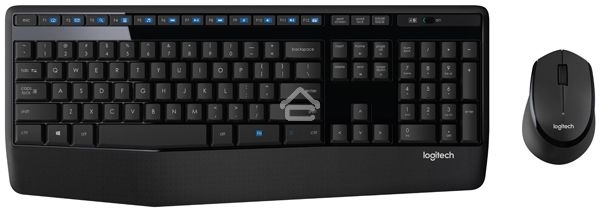 Клавиатура + мышь Logitech MK345 клав:черный мышь:черный USB 2.0 беспроводная Multimedia