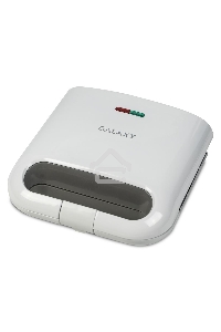 Сэндвич-тостер Galaxy Line GL 2962, белый, с несъемными пластинами, 800 Вт, индикаторы нагрева и сети, антипригарное покрытие рабочей поверхности, теплоизолированный корпус, прорезиненные ножки, препятствующие скольжению