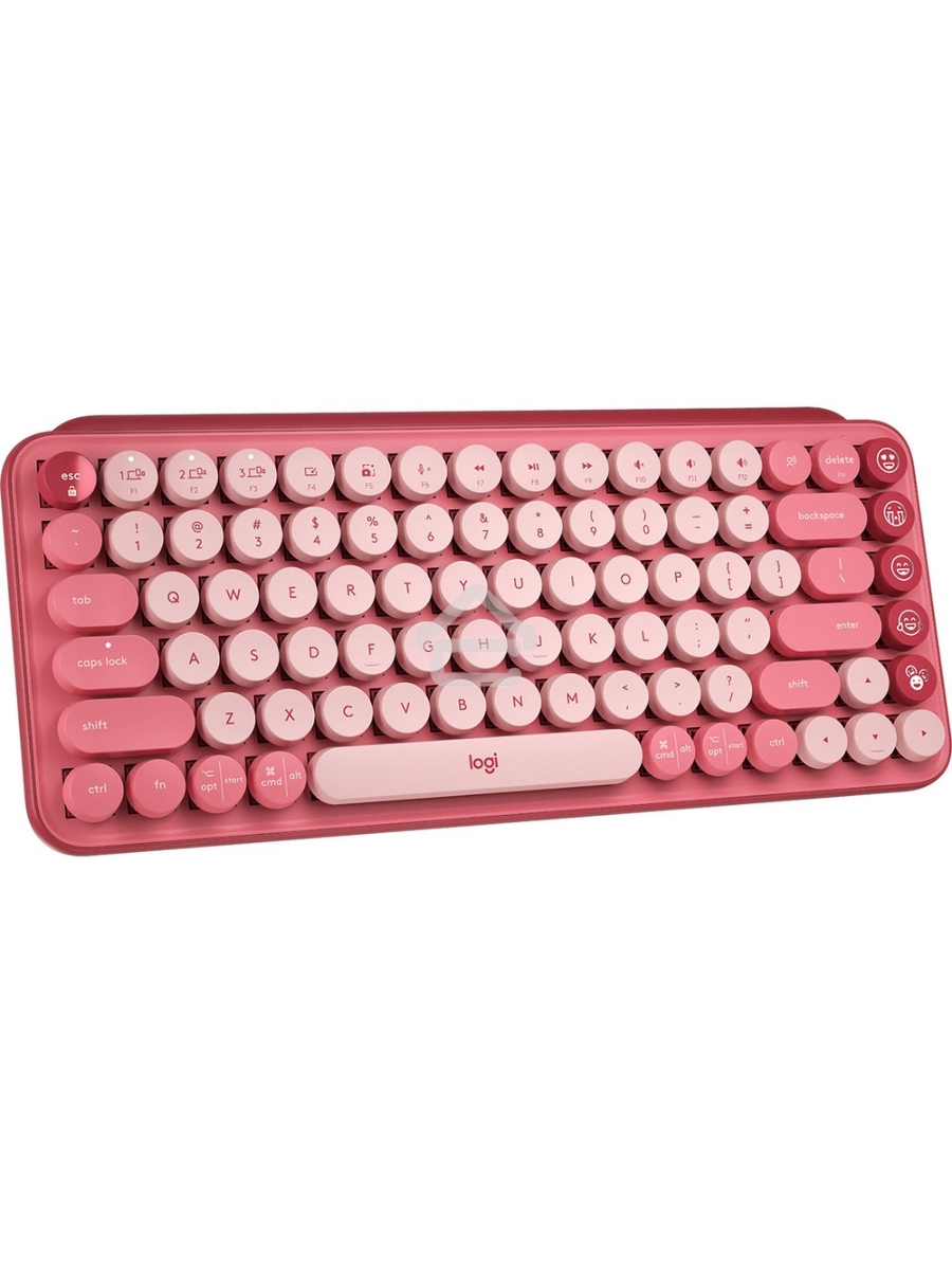 Клавиатура беспроводная Logitech POP KEYS, Heartbreaker Rose (M/N: YR0080/CU0021)