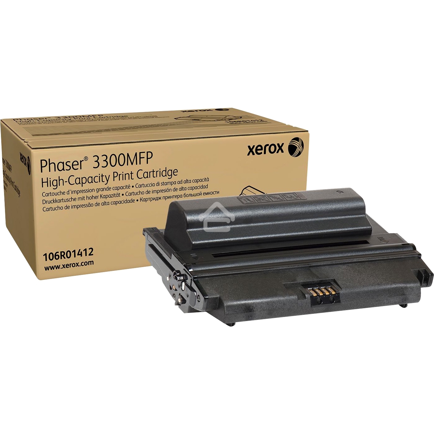 Картридж лазерный Xerox 106R01412 черный для Xerox Ph 3300 (8000 стр)(Channels)