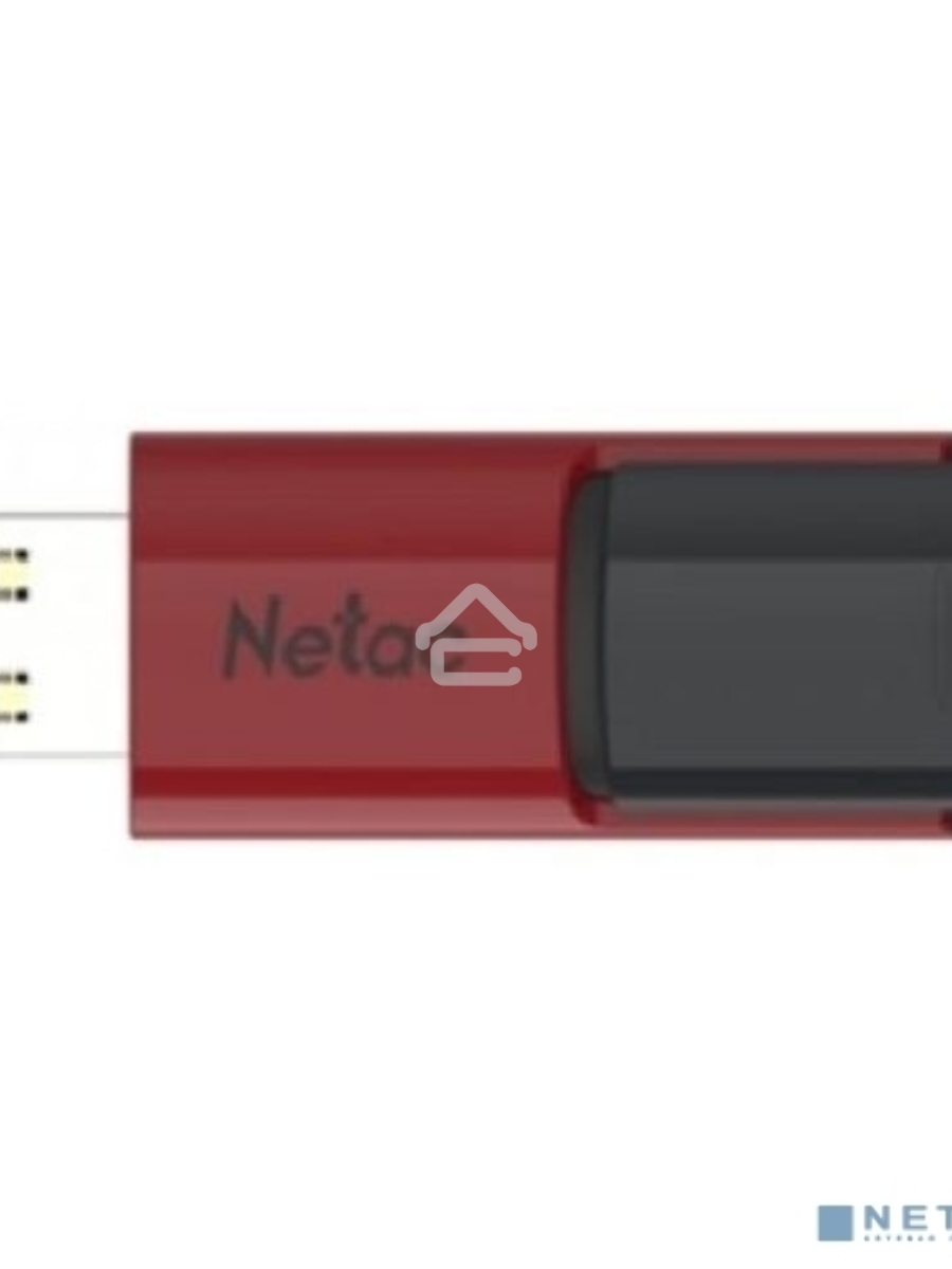 Флеш диск USB Drive Netac U182 NT03U182N-256G-30RE, USB3.0 256GB, retail version, черный/красный