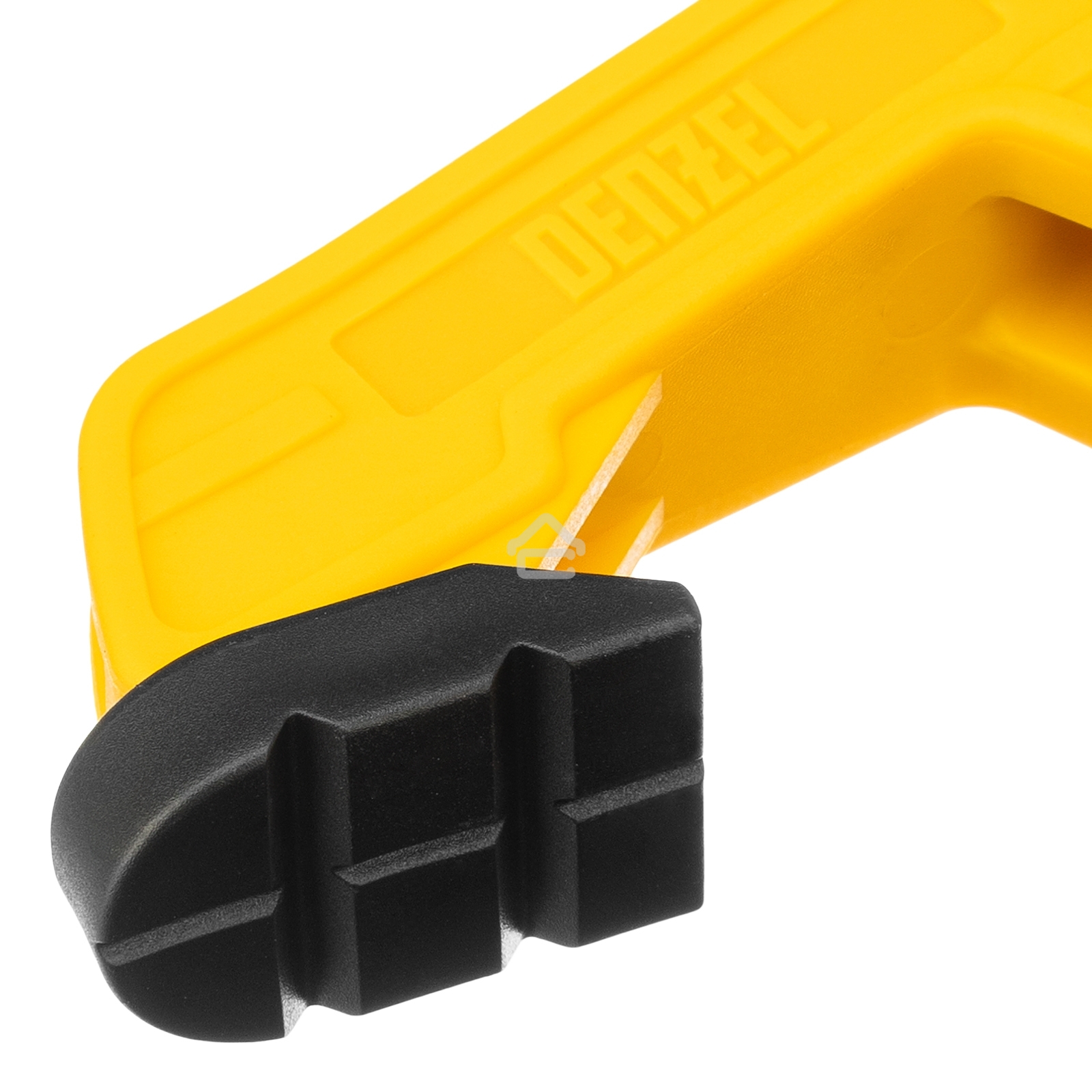 Струбцина клещеобразная Denzel усиленная 65 х 50 мм, двухкомпонентные рукоятки