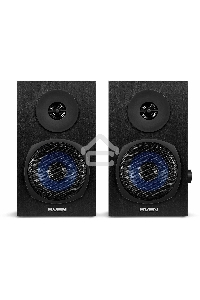 Колонки 2.0 SVEN SPS-576 чёрные (2x4W, Bluetooth, дерево)