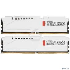 Оперативная память Kingston Fury Beast, DDR5, 32Gb (2x16 Gb), 5600 MHz, CL36, DIMM, радиатор, белый