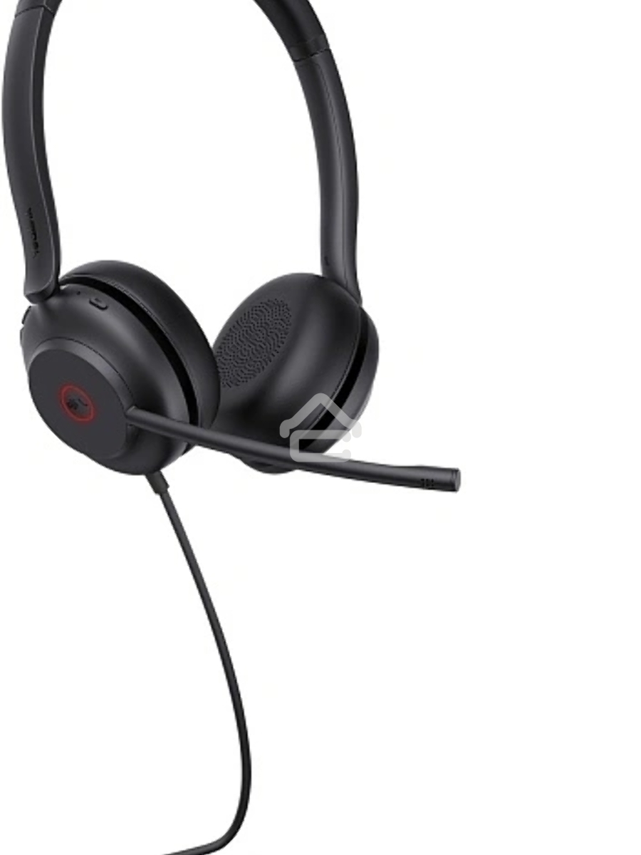 Гарнитура проводная Yealink UH35 Dual UC черный 1308137