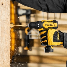 Дрель-шуруповерт Denzel CDQ-12, Аккумуляторная, 12В, 2 АКБ, Кейс