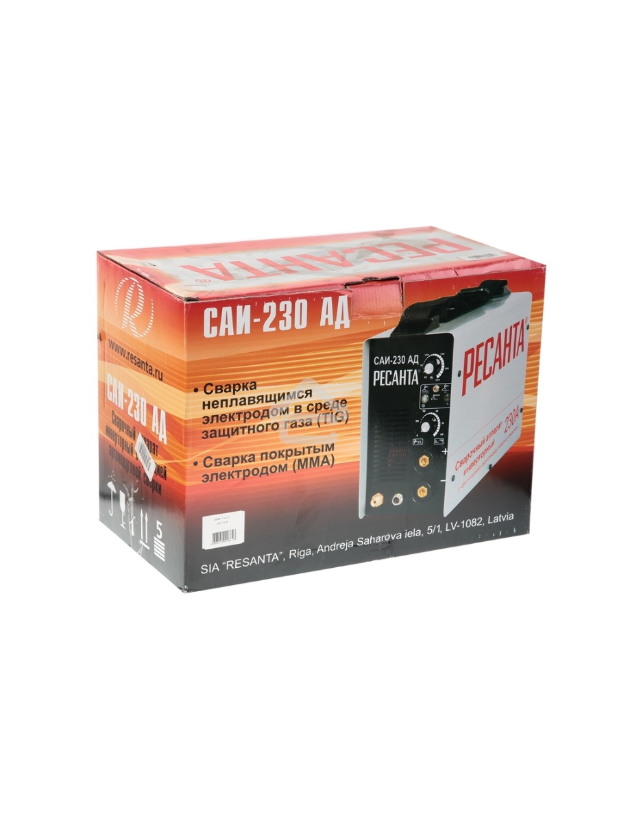 Сварочный аппарат инверторный САИ-230-АД (аргонодуговой) Ресанта