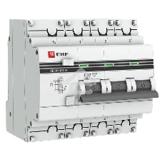 Выключатель автоматический дифференциального тока 3п+N C 32А 30мА тип AC 4.5kA АД-32 PROxima EKF DA32-32-30-4P-pro
