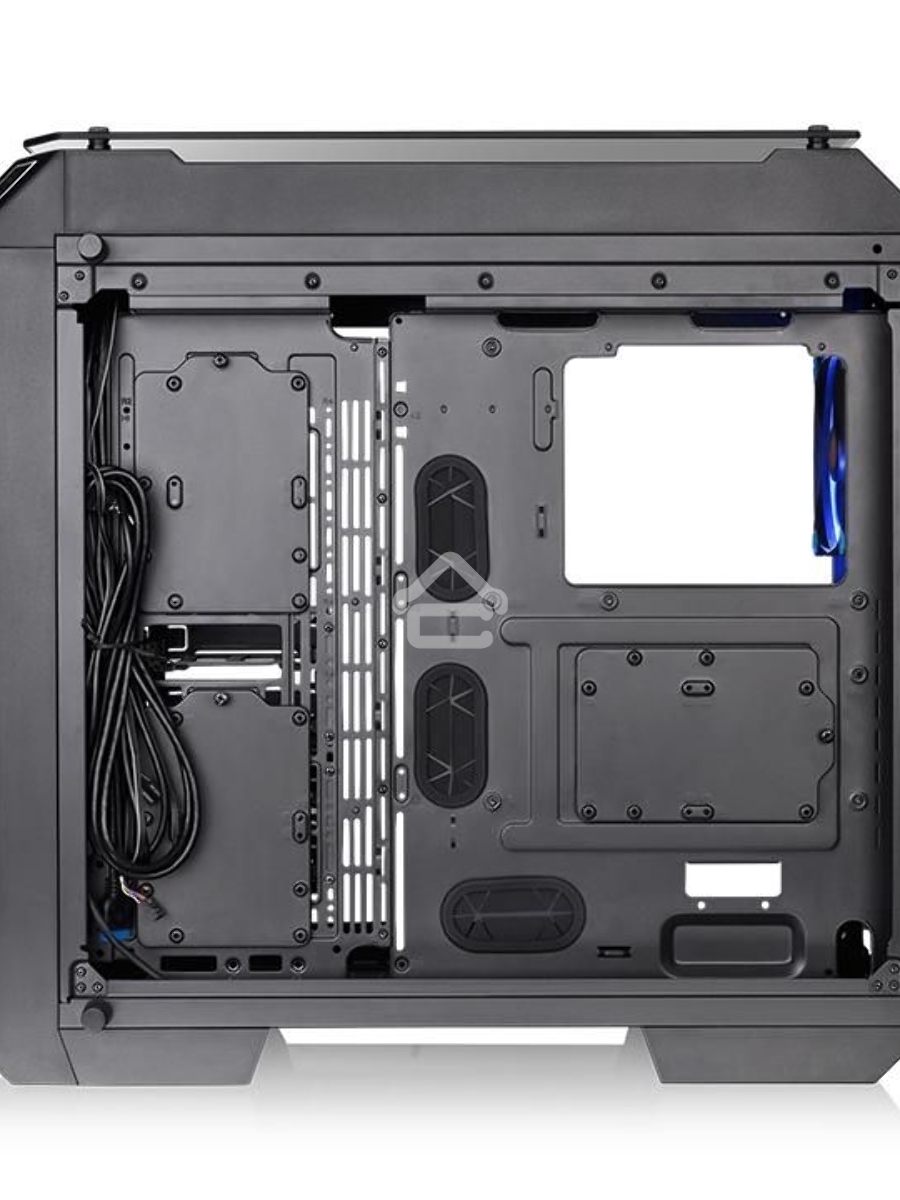 Корпус View 71 TG (840574) CA-1I7-00F1WN-00 /Black/Win/SPCC/Tempered Glass*4/Color Box/Riing 140mm Blue Fan*2