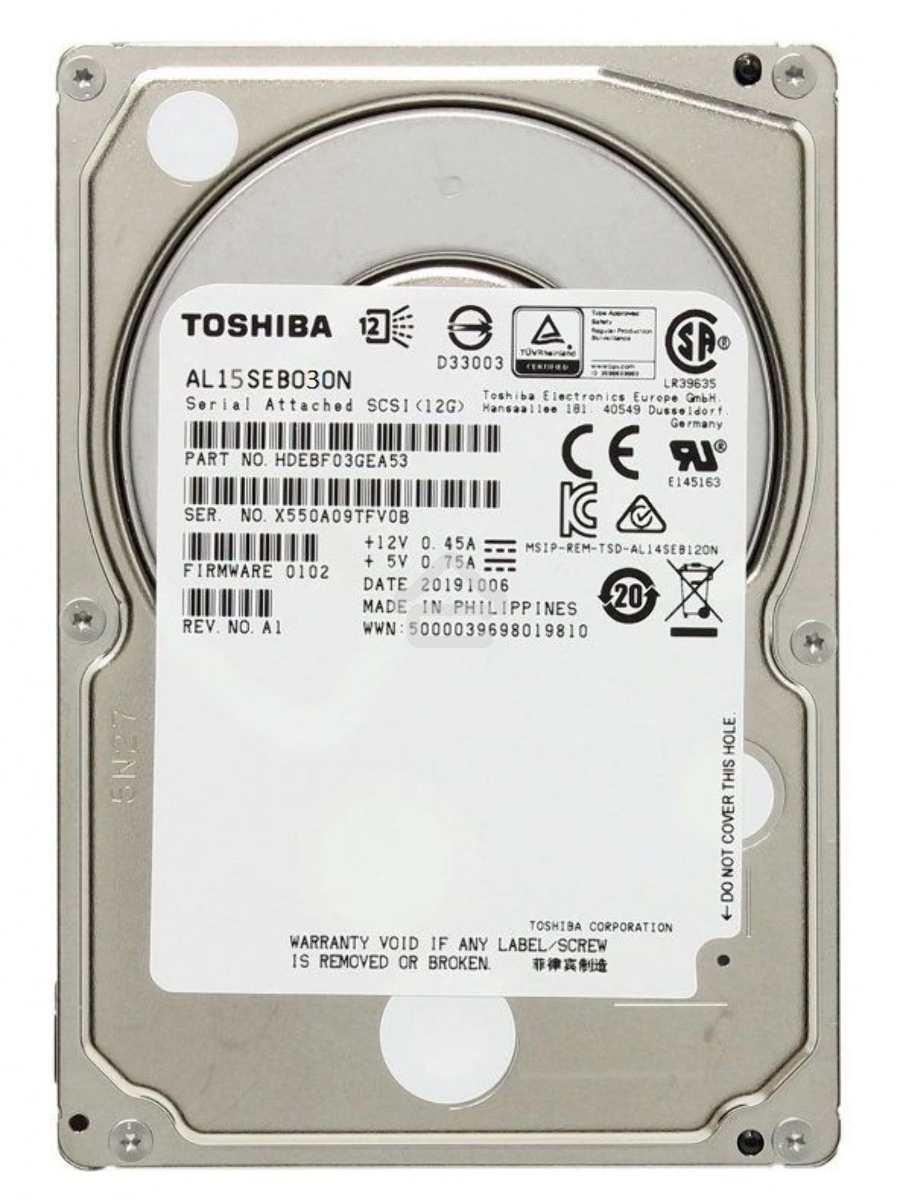 Жесткий диск Toshiba 300GB  SAS2.5