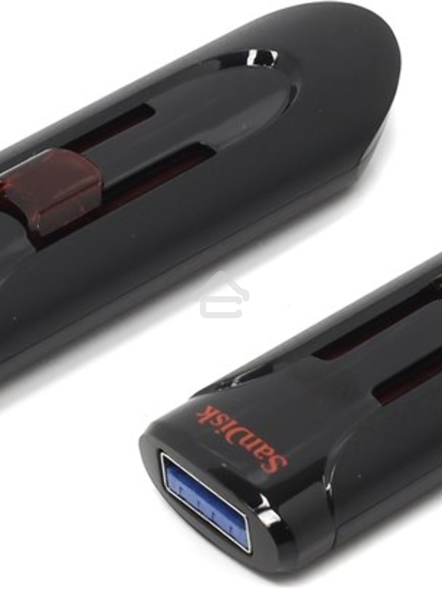 Флеш диск Sandisk 128Gb Cruzer Glide SDCZ600-128G-G35 USB3.0 черный/красный