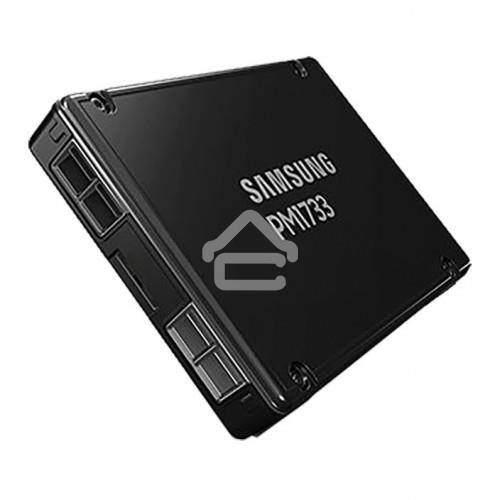 Накопитель SSD Samsung 7680Gb PM1733 2.5 PCIe Gen4 x4/dual port x2 R/W 7000/3800 Mb/s R/W 1450K/135K IOPs DWPD1 5Y