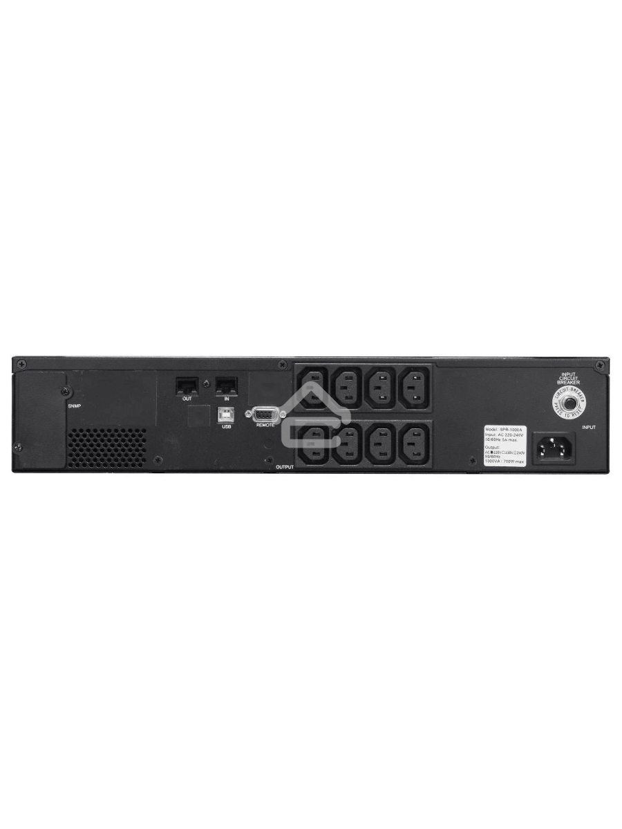 Источник бесперебойного питания Powercom Smart King Pro+ SPR-1500 LCD 1200Вт 1500ВА черный