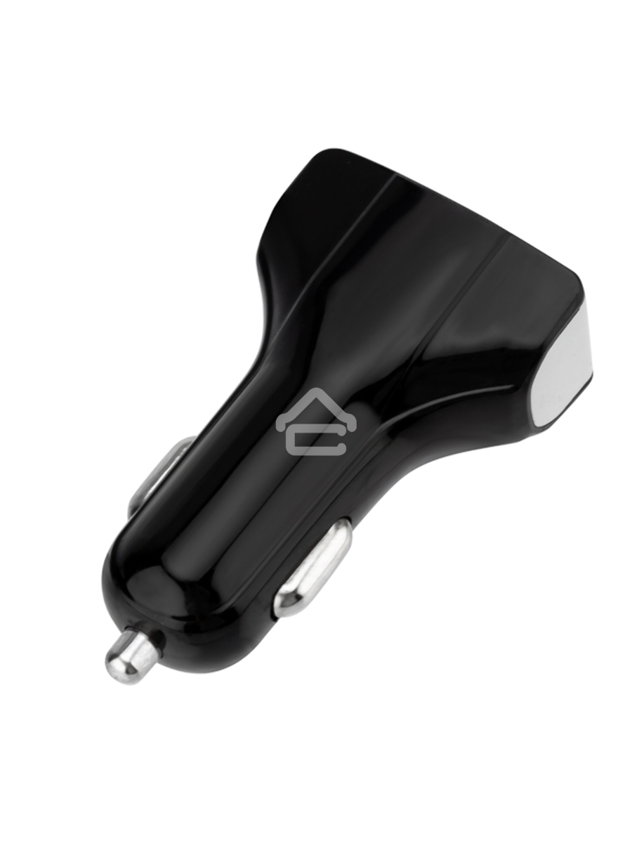 Зарядное устройство в прикуриватель Rexant 3 x USB, 1000mA, черный