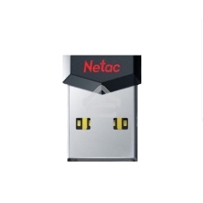 Флешка USB Netac UM81 (NT03UM81N-032G-20BK), 32Gb, USB 2.0, R/W 30/10, черный/красный