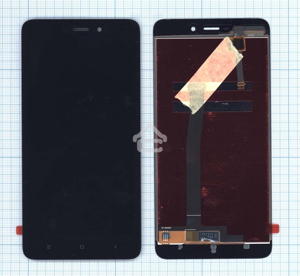 Дисплей для Xiaomi Redmi 4A черный