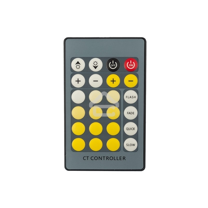 Контроллер LED для светодиодной ленты белый Mix 12/24 В, 72/144 Вт, 24 кнопки (IR)
