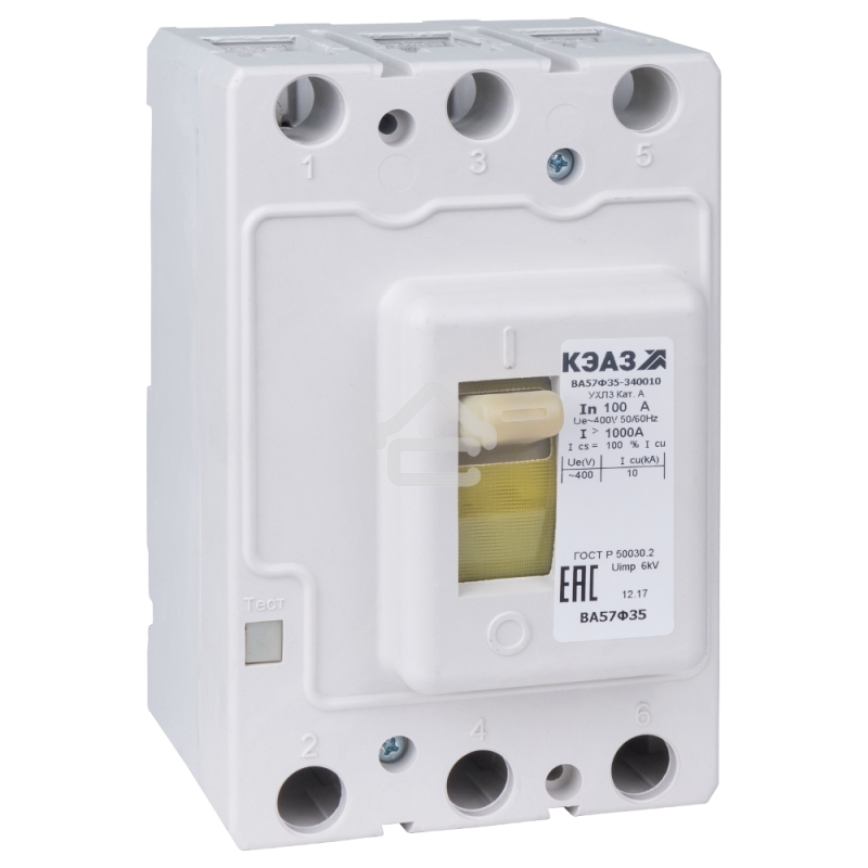 Выключатель автоматический ВА57Ф35-340010 40А 400Im 400AC УХЛ3 КЭАЗ 109325