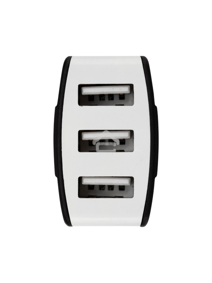 Зарядное устройство в прикуриватель Rexant 3 x USB, 1000mA, черный