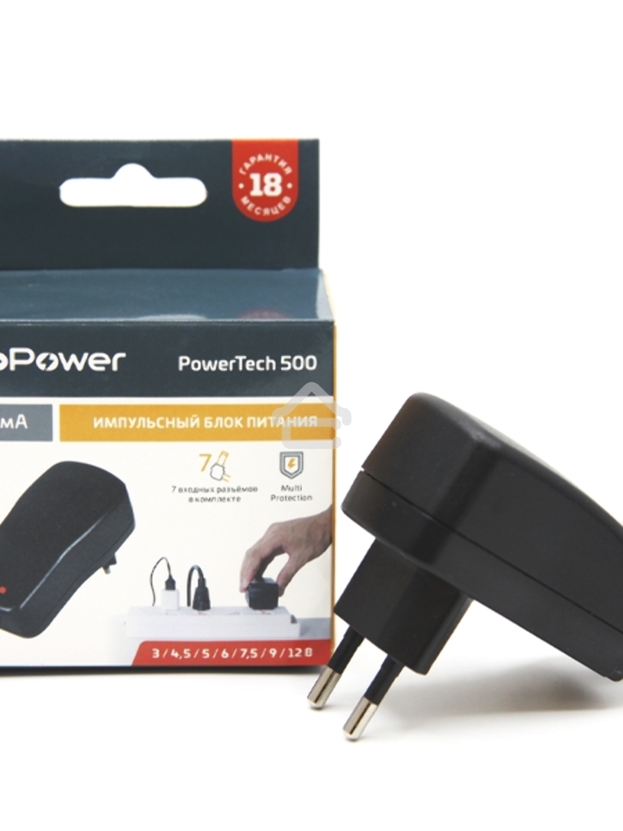 Блок питания GoPower PowerTech 500 универсальн. импульсный (1/100)