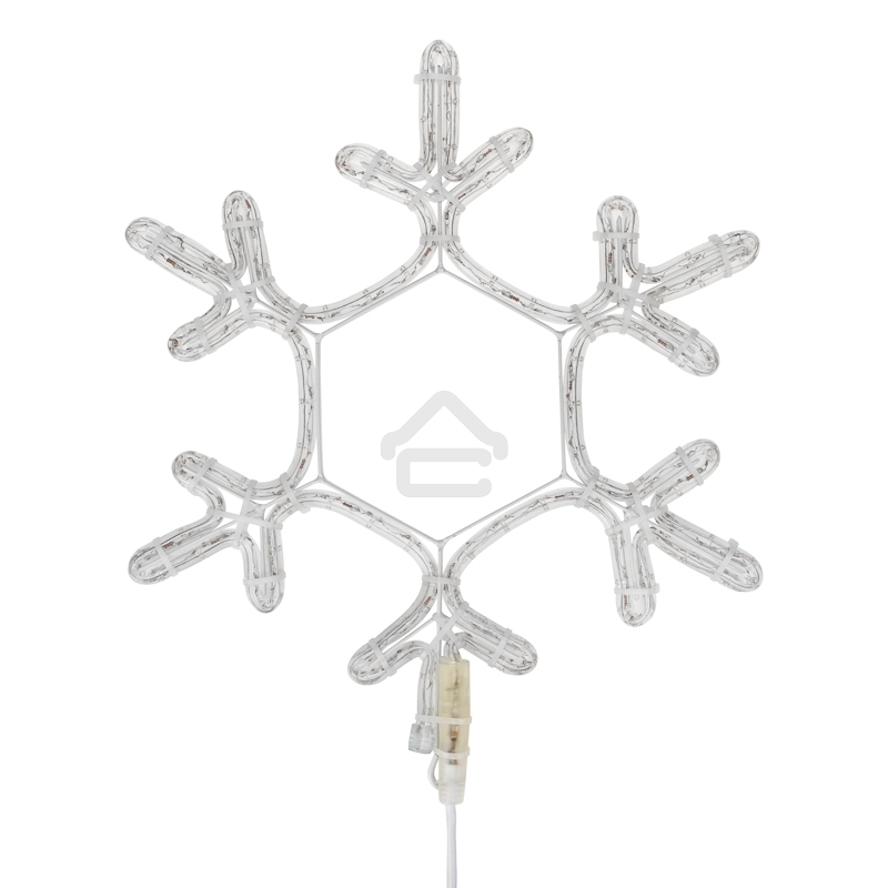 Фигура Neon-night Снежинка цвет свечения синий, размер 45х38 см