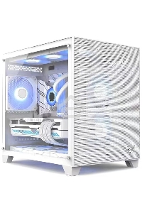 Компьютерный корпус AeroCool / Formula Crystal Z5 белый без БП mATX 11x120mm 2xUSB2.0 1xUSB3.0 audio bott PSU