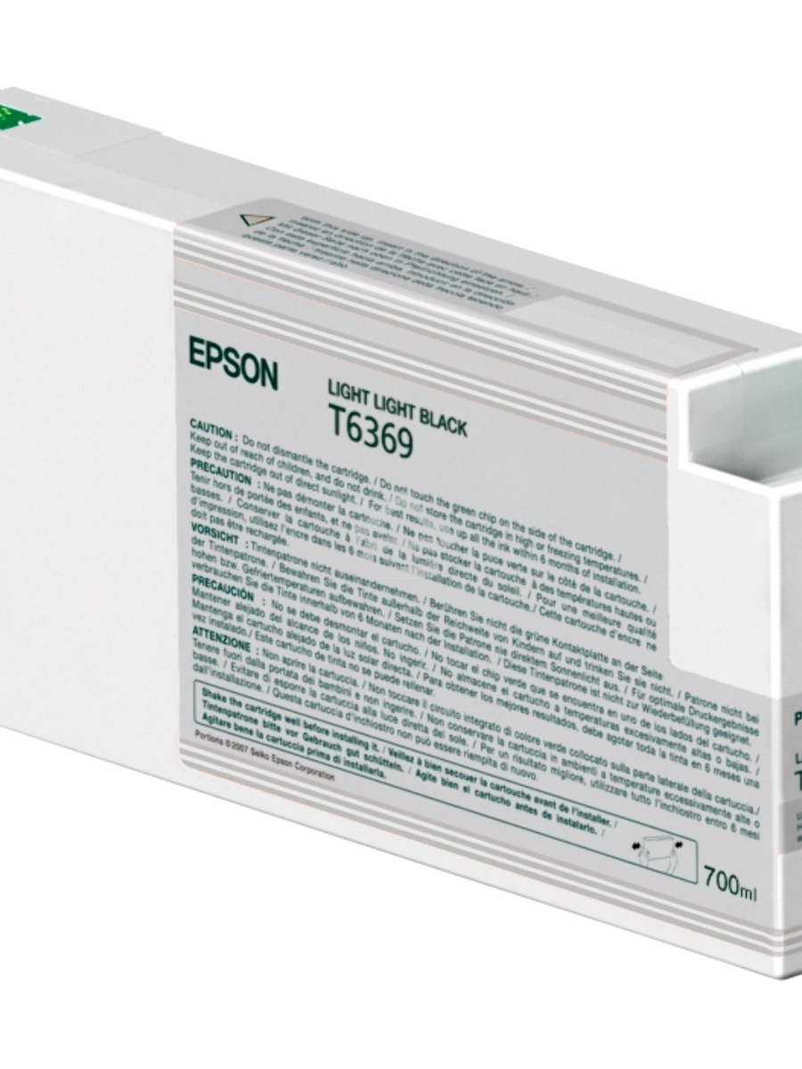 Картридж струйный EPSON C13T636900 светло-серый (700 мл) для Stylus Pro 7700, 7890, 7900, 9700, 9890, 9900, WT7900