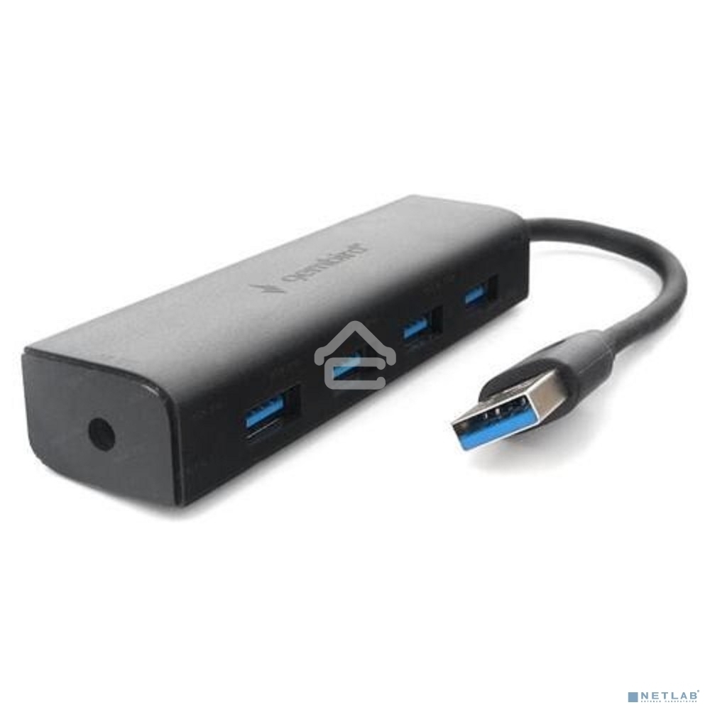 Концентратор USB 3.0 Gembird UHB-C354, 4 порта, с доп питанием