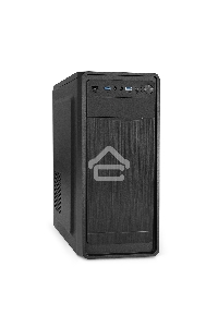 Компьютерный корпус Miditower ExeGate XP-332UC (ATX, без БП, 2*USB3.0+1*TypeC, аудио, черный)