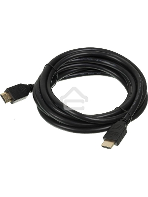 Кабель аудио-видео Buro 2.0 HDMI (m)/HDMI (m) 3м. позолоченные контакты черный