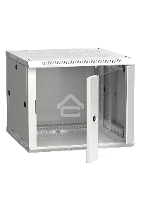Шкаф ITK LINEA W 9U 600x600 мм дверь стекло, RAL7035